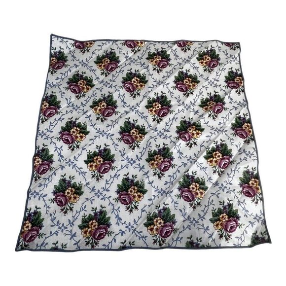 Longaberger Woven Traditions Waverly Mothers Day Roses Floral Fabric Napkin Sgl - Picture 1 of 2